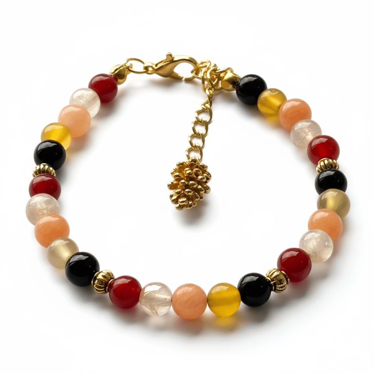 Colours of Autumn Gemstone Bracelet