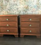 2x Upcycled Bedside Cabinets - Image 2