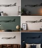 Airbus A350-900 3D Printed Aircraft Wall Art Black 29cm Aviation Silhouette Gift