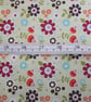 Riley Blake Little Matryoshka Flower Pattern Green Fabric Fat Quarter - Image 4