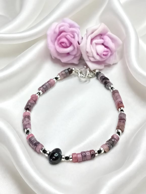 Jade & Black Pearl Bracelet