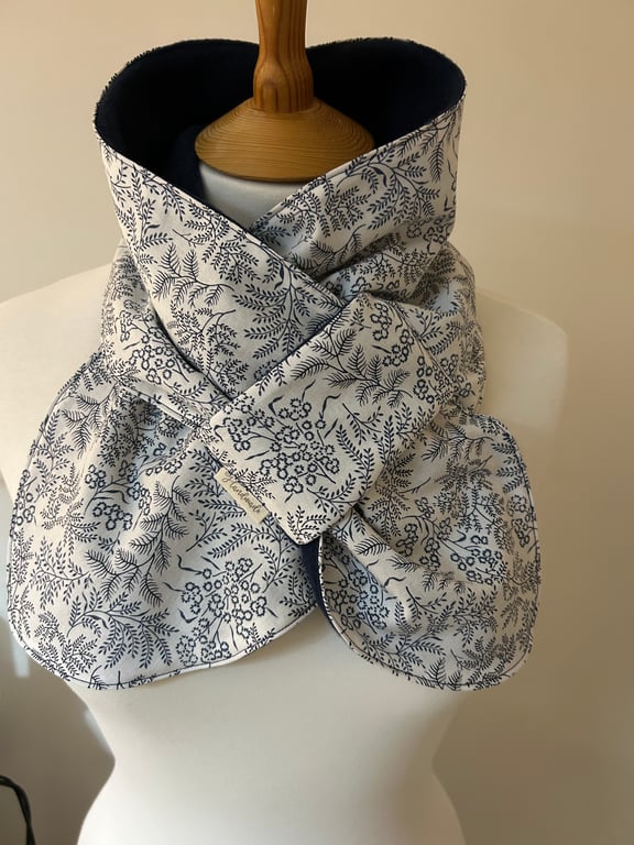 Scarf Neck Warmer fleece lined ‘Moda’
