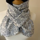 Scarf Neck Warmer fleece lined ‘Moda’