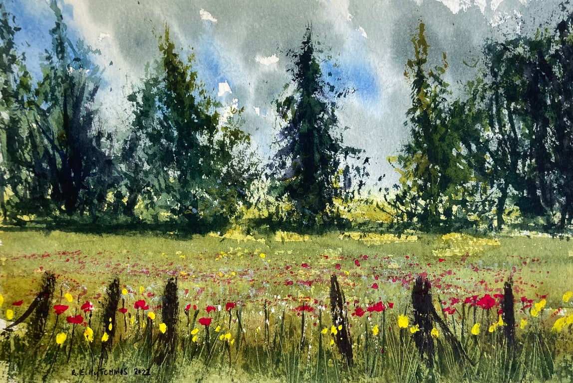 Skelton summer 2022 (Watercolour and gouache)