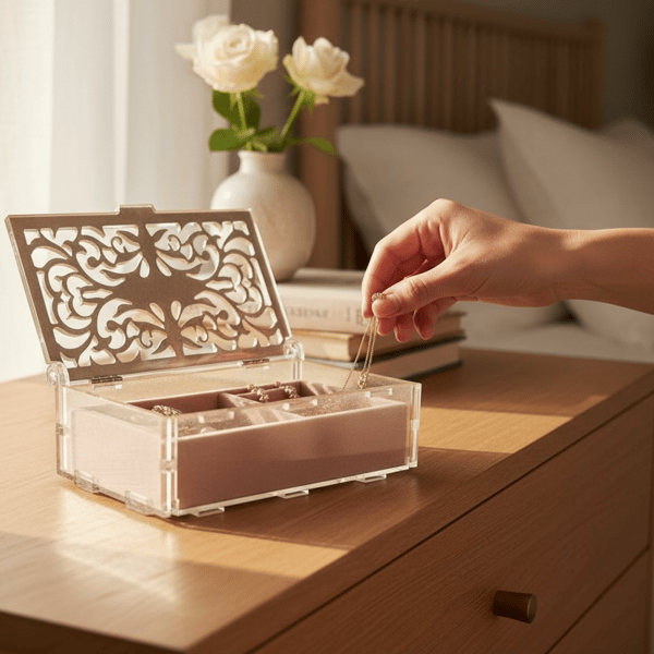 handcrafted jewellery storage 