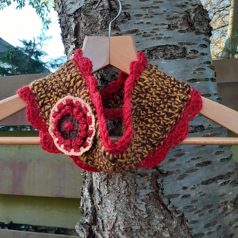 Crochet Neck Cowl 