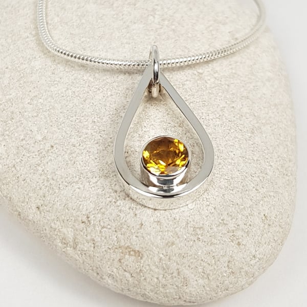Private Listing for Peter - Sterling Silver Citrine Earrings