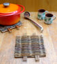 Woven Willow Square Platter Handemade Functional Decoration Made in Scotland - Image 2