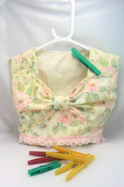 Peg Bag (crop top style) floral