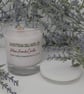 Lavender and Patchouli Scented Candle Handmade Soy Candle Relaxing Aromatherapy
