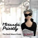Handmade Miranda Priestly Felt Keyring – Devil Wears Prada Fan Gift