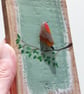 Handmade Sea Glass Robin Rustic Wall Art, Natural Décor, One-off Keepsake - Image 6