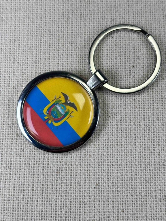 Ecuador Flag Keyring