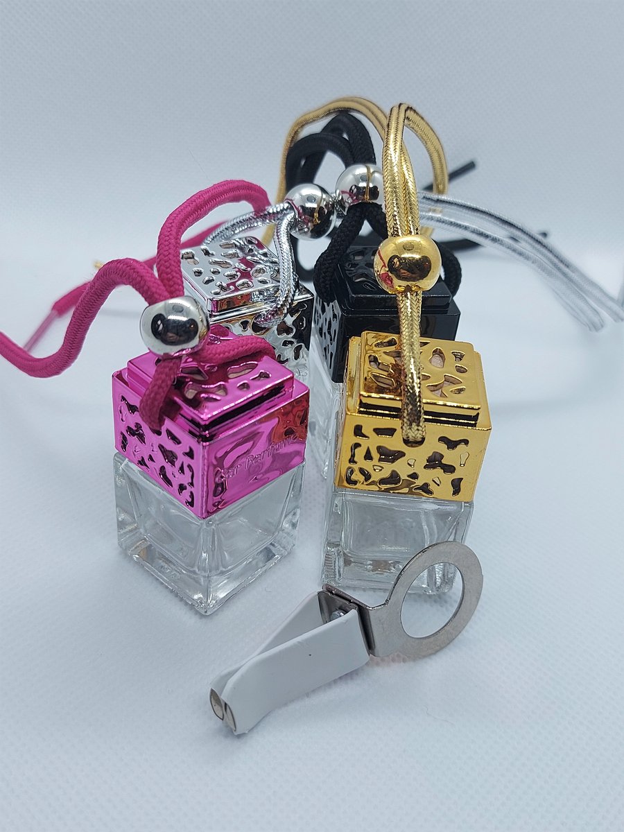 Spiced Pumpkin Car Air Freshener - Car Diffuser - Black, Pink, Gold or Silver