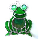 Frog Suncatcher Stained Glass Handmade 057Tree Frog