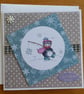 Penguin With Fishing Rod Christmas Card - Christmas Kisses - Image 8