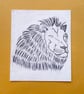 Little Lion Original Print