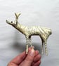 Paper Reindeer Book Sculptures - Set of 2 Handmade Cottagecore Whimsy Art Gifts - Image 7