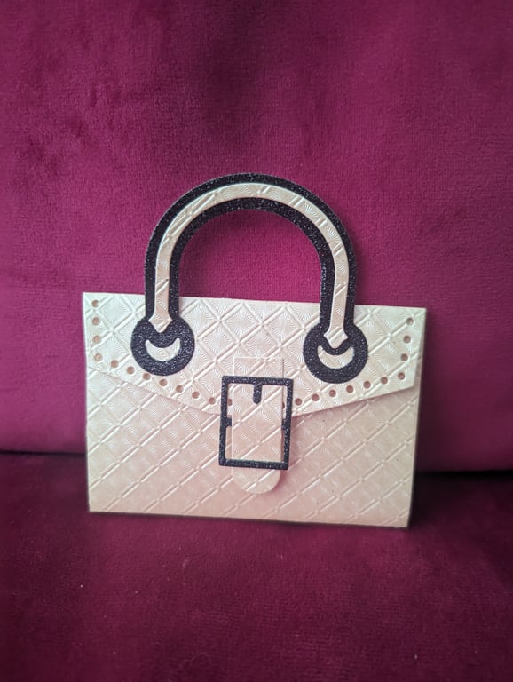 Stunning Gold and Black Gift Card Holder