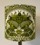 Hollywood Regency MidCentury Rococo French Vintage Green White Fabric Lampshade  - Image 1