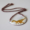 Velociraptor necklace