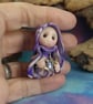 Tiny Magical Gnome 'Calista' with jewelled belt OOAK by Ann Galvin - Image 4
