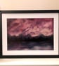 Burning Horizon Fine Art Print – Fiery Sunset Landscape Giclée - Image 2