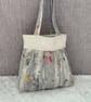 Tote Bag, Pleated Tote Bag, Linen, Day Bag, Handmade Bag, Voyage Fabric - Image 10