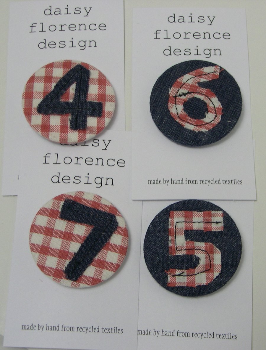 Birthday numbers - any age badge