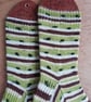 Socks, hand knitted, KIWI, adult size MEDIUM UK 5-6 - Image 2
