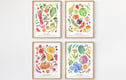 Fruit and Vegetable Print Sets