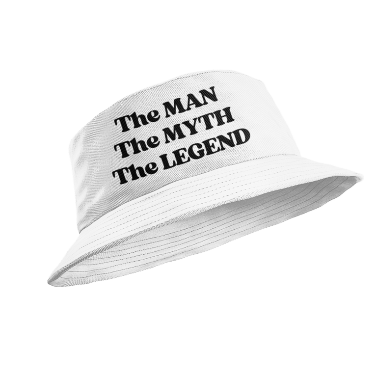 Funny Bucket Hat The Man The Myth The Legend