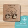 Wooden Cute Guinea Pig Stud Earrings - handmade