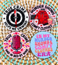 True Crime Coaster Set – Set of 4 - Handmade Coaster set - Murder shows