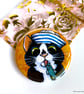 Funny Sailor Cat 58mm Pocket Mirror - Image 3