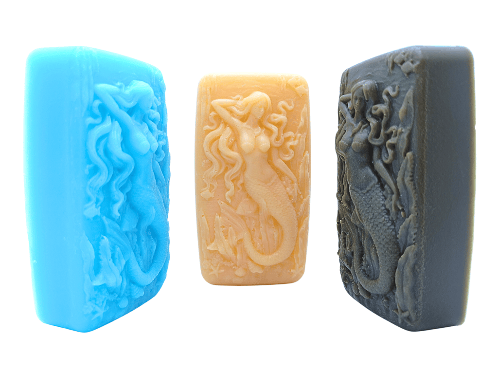 Mermaid soaps. Handmade. Essential Oils. Gift soaps. Skin friendly. UK seller.