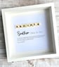 Brother Scrabble Minifigures Frame Personalised  - Image 4