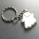 Ghost Keyring, Recycled Acrylic