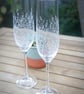 Engraved Dartington Flutes