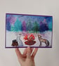 Haunted Night: A5 blank greetings or Christmas card - Image 5