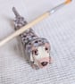 Dapple Sausage Dog paintbrush and pencil holder 