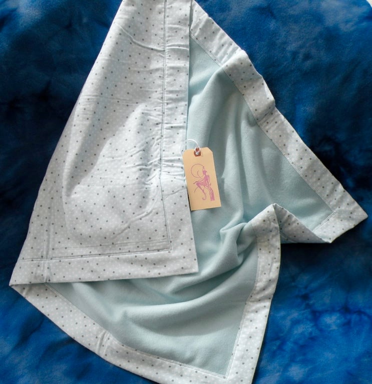 Fleece Baby Blanket  - Spots