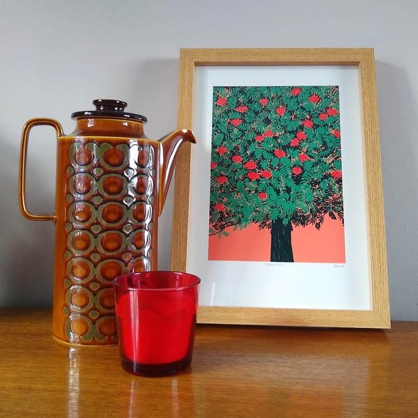 'Autumn Rowan' original screen print