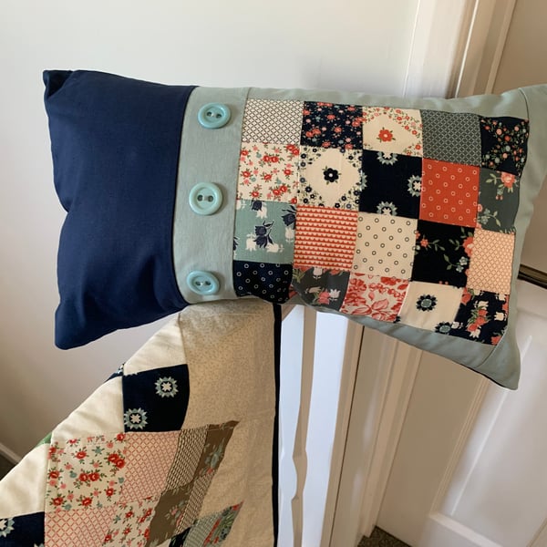 Rectangular Patchwork Cushion