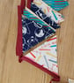 mini bunting handmade in a school work theme ideal for room decoration - Image 4