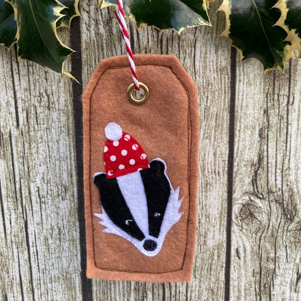 Christmas decoration - Badger