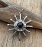Silver Star Relic Pendant with Garnet - Image 5