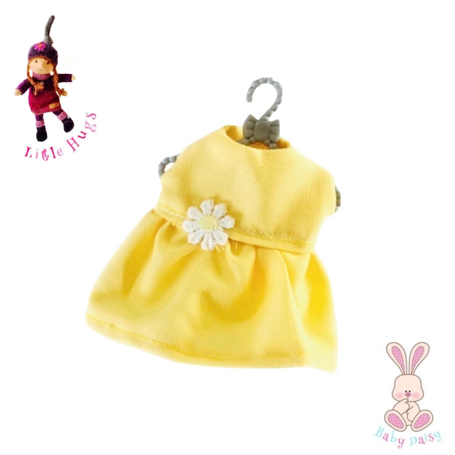 Buttercups and Daisies Dress to fit the Little Hugs dolls and Baby Daisy