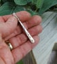 Silver Teardrop with Hearts Necklace - Image 2