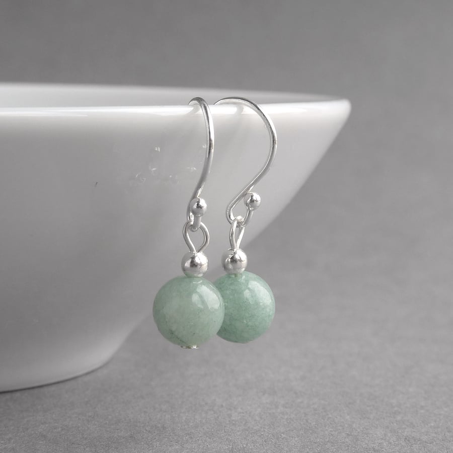 Mint green earrings dangle deals